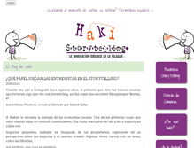 Tablet Screenshot of haki-storytelling.com